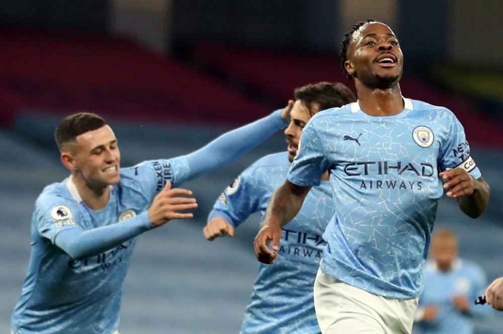 Raheem Sterling is top of the agenda for City. AFP