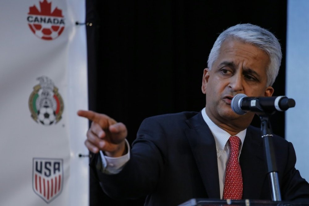 Gulati warns Trump issues could hurt 2026 World Cup bid. AFP