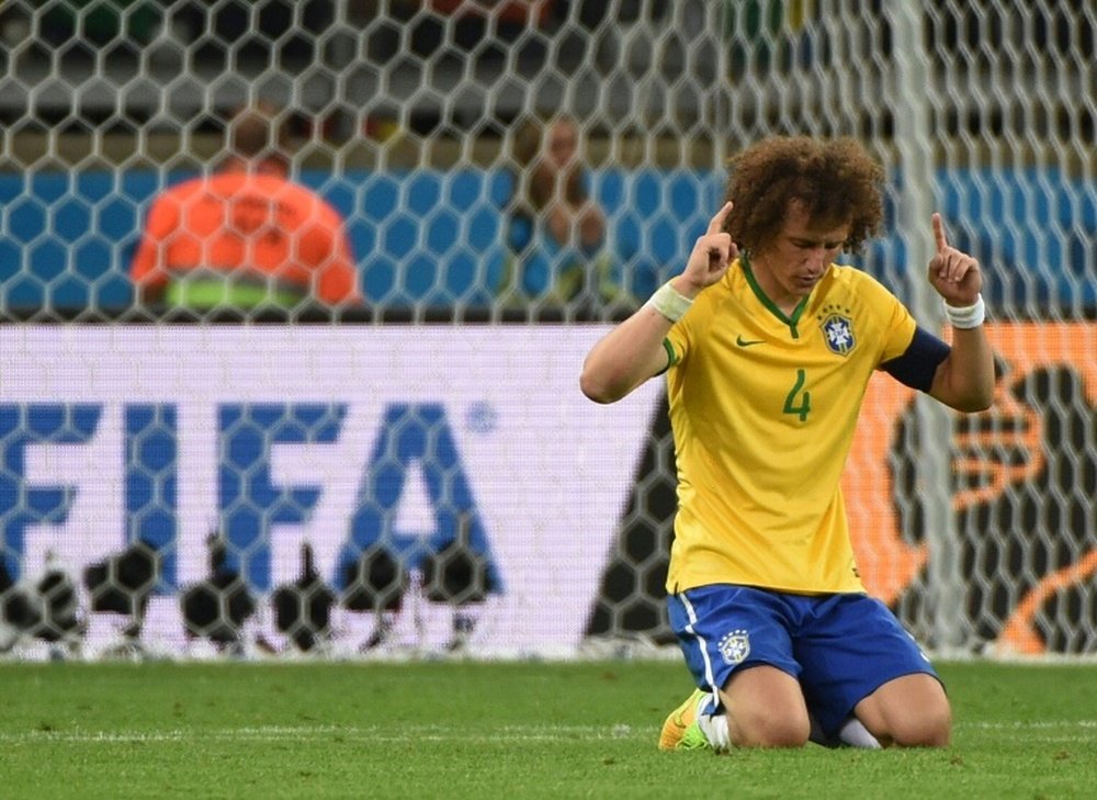 David Luiz prêt à retourner en sélection. AFP