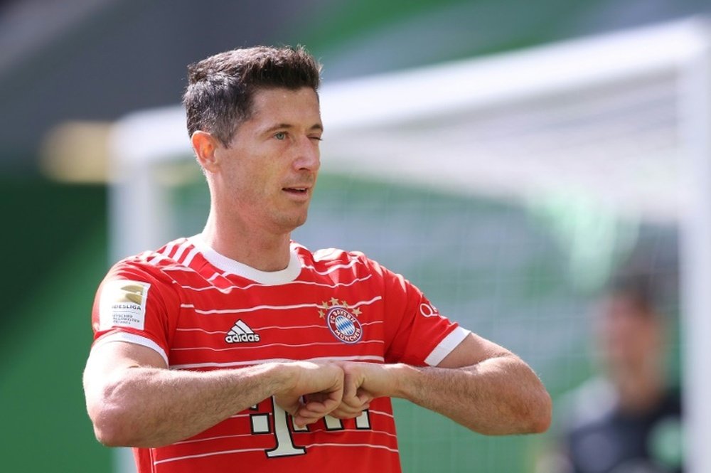 El Bayern no se quiere desprender de Lewandowski. AFP