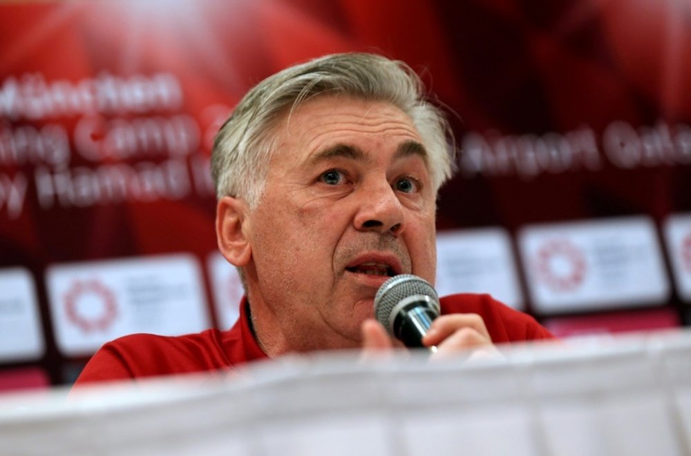 Carlo Ancelotti recuerda que queda la vuelta, pese al gran resultado logrado. AFP/Archivo