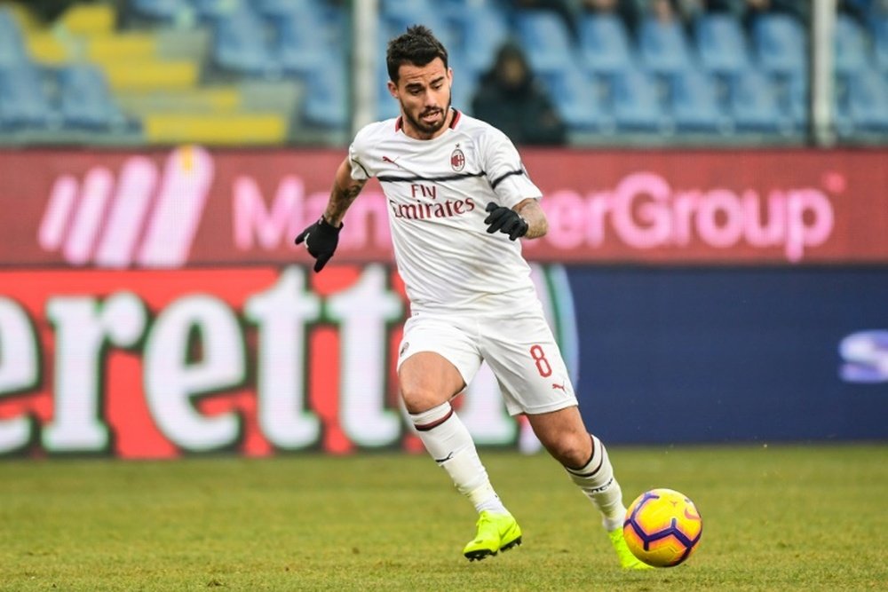 Milan must decide what to do with Suso. AFP