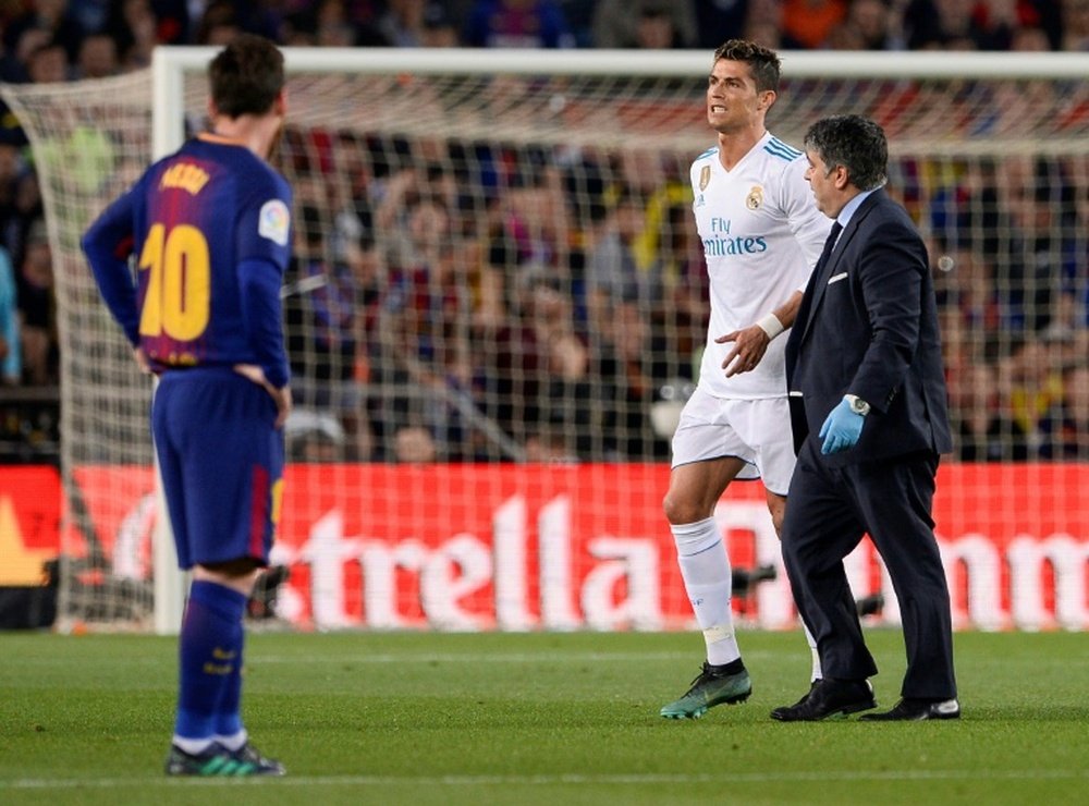 Cristiano y Messi, decisivos para Real Madrid y Barcelona. AFP