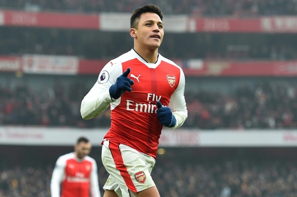 Alexis is not entirely happy at the Premier League. AFP