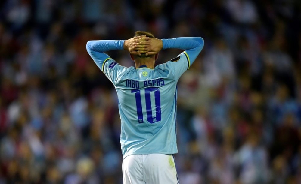 Iago Aspas podría irse del Celta. AFP