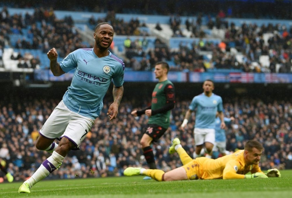 Sterling is doing well and the club appreciates it. AFP/Archivo