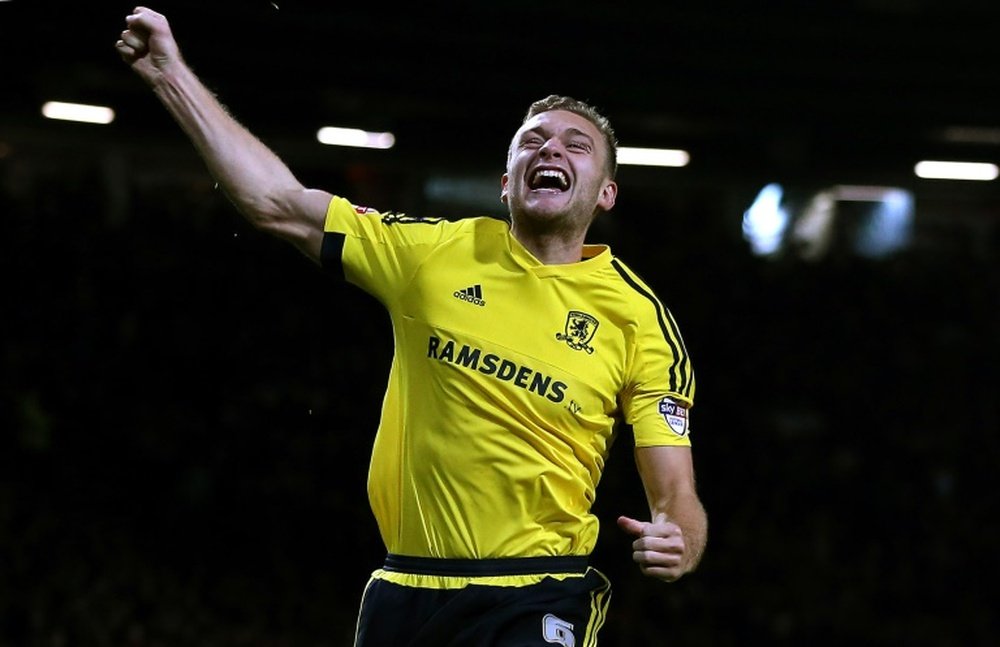 Middlesbrough's Ben Gibson is a target for Leicester City. AFP