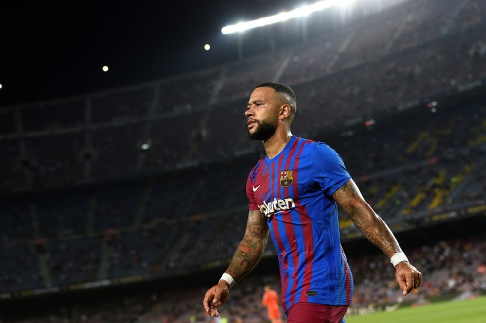 Depay : Je suis heureux du but, mais déçu du résultat. afp