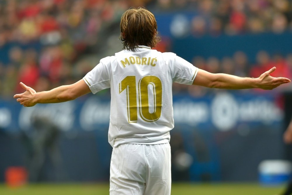 Berbatov puso a Modric por las nubes. AFP