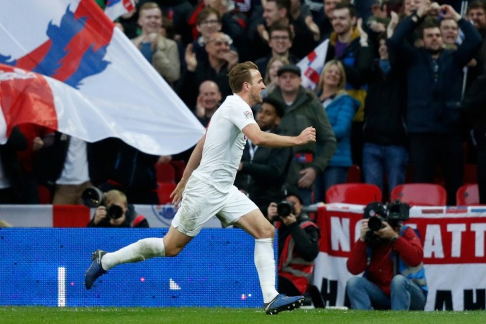 Inglaterra da la lista para la 'Final Four' de la Liga de las Naciones. AFP