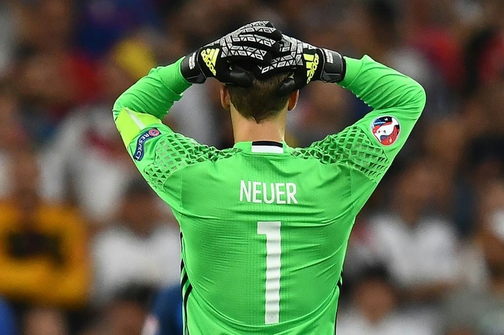 Neuer ha perdido peso para los seguidores alemanes. AFP