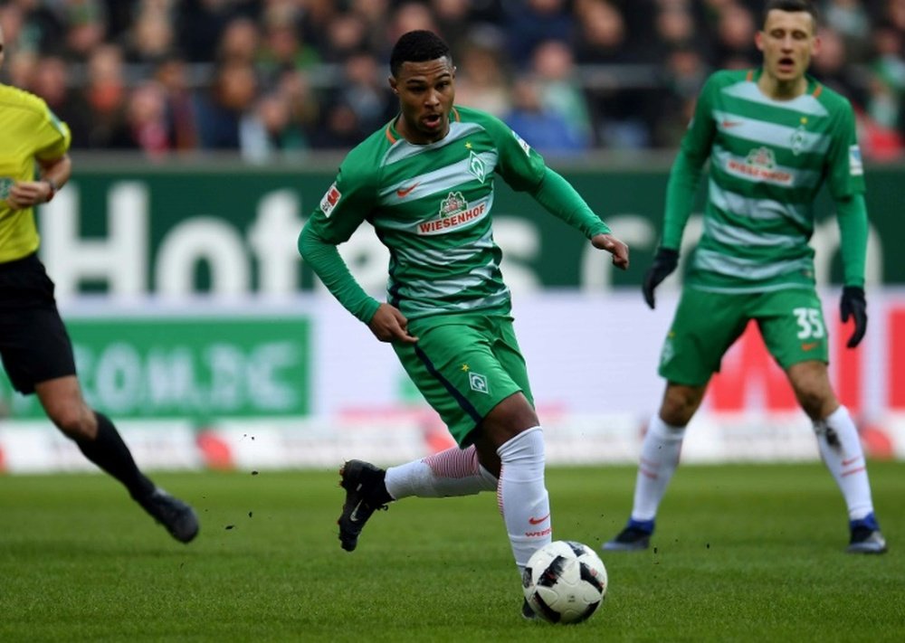 Serge Gnarby will leave Bremen and next season he will play for Hoffenheim. AFP
