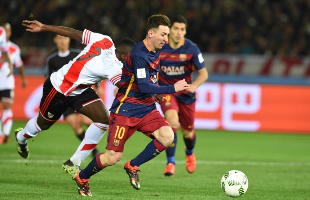 Messi, 'descubierto' por Grighini. AFP