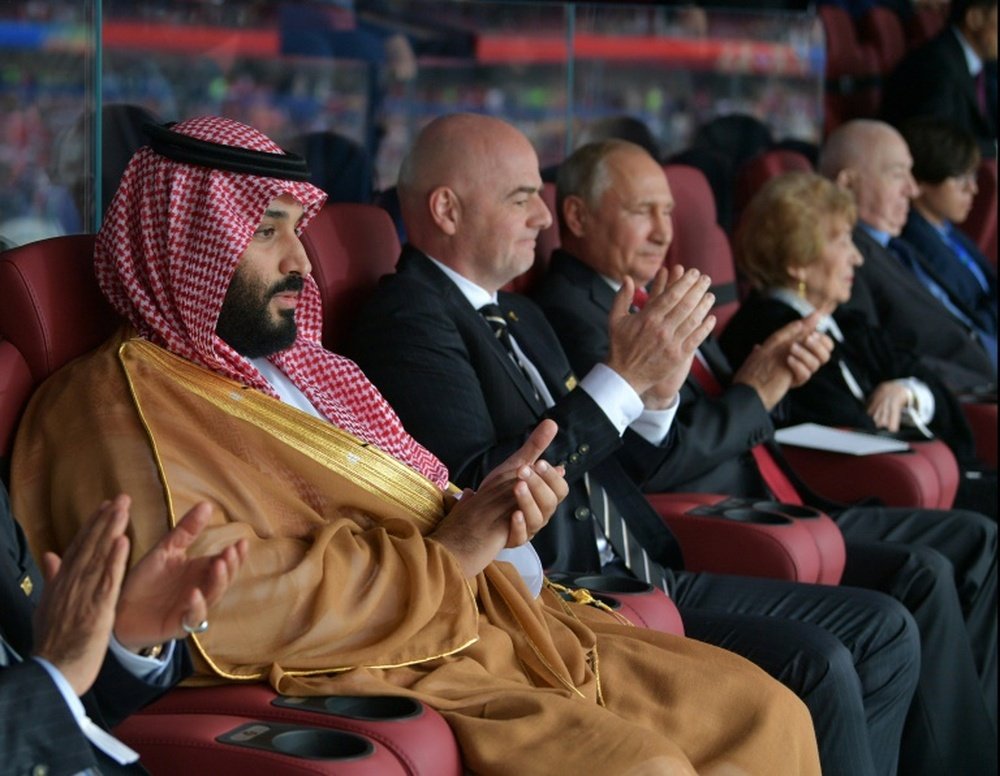 Mohammed bin Salman también quiere al club italiano. AFP