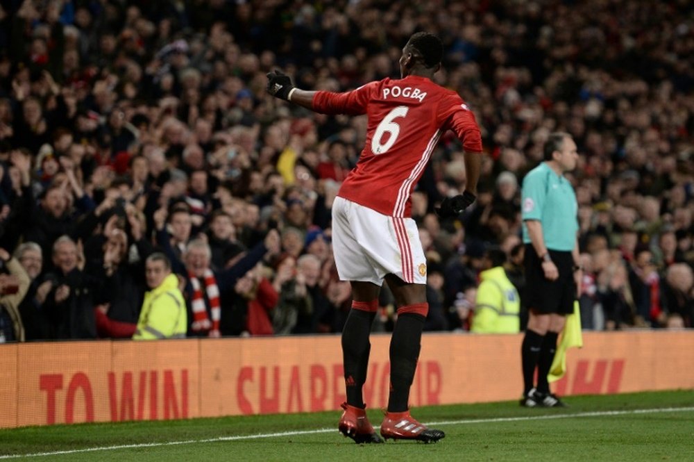 Manchester United's Paul Pogba. AFP