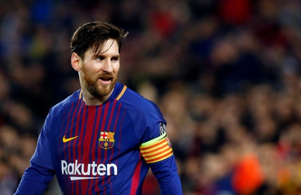 Messi nem sempre teve muito cuidado com a sua saúde. AFP