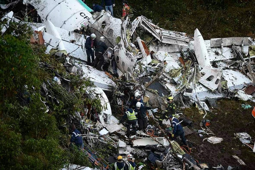 The 2016 plane crash claimed the lives of 71 people. AFP