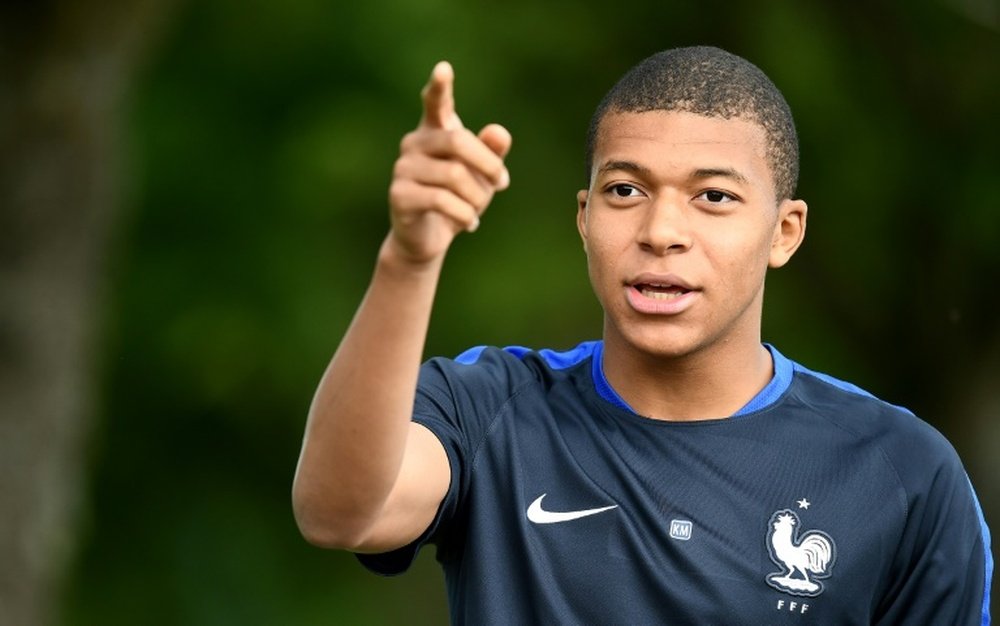 Arsenal are keen on in-demand Monaco teenager Kylian Mbappe. AFP