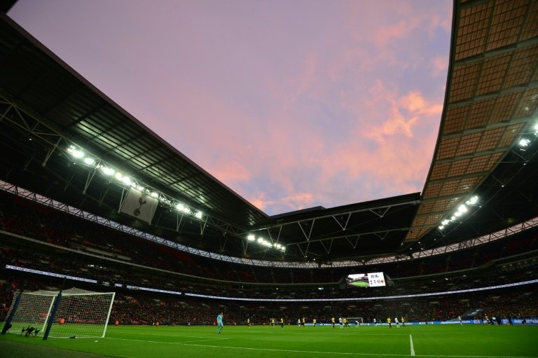 Spurs want to use Wembley as 'home' for one fixture. AFP
