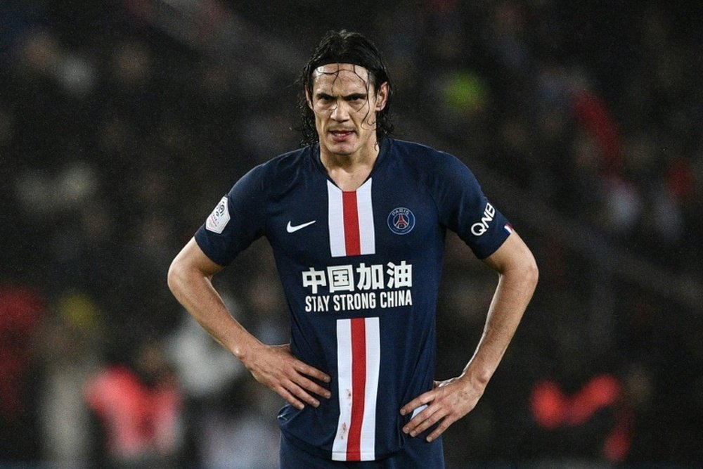 Cavani a résisté à vents et marées au PSG. AFP