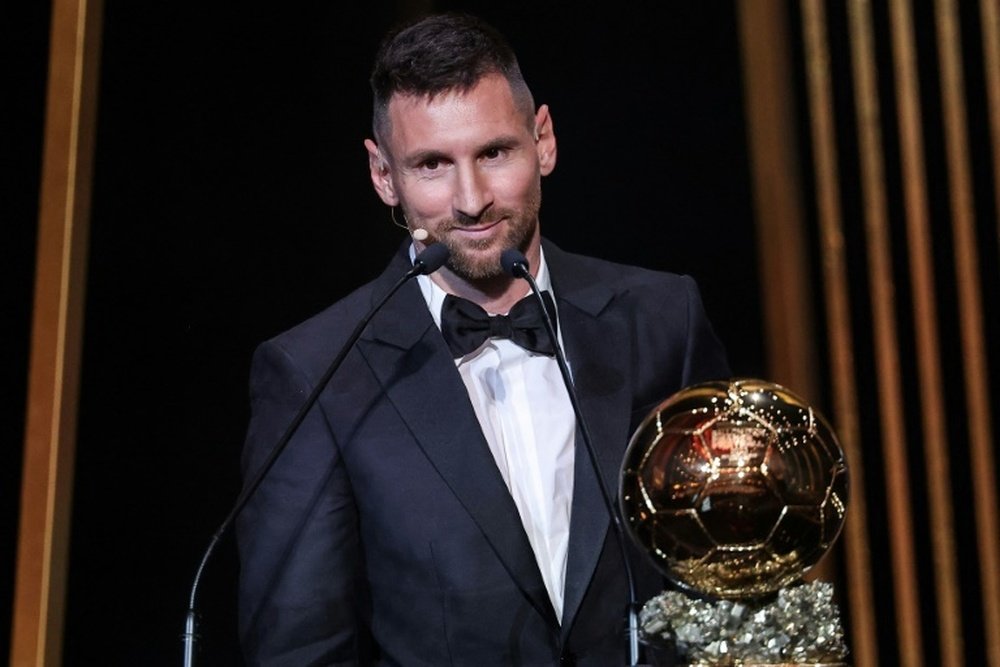 Messi recalled his eternal fight with Ronaldo for the football throne. AFP