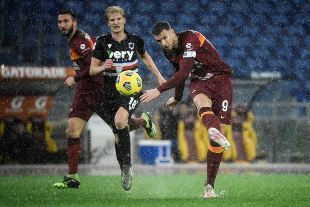 Roma remain 3rd in Serie A. AFP