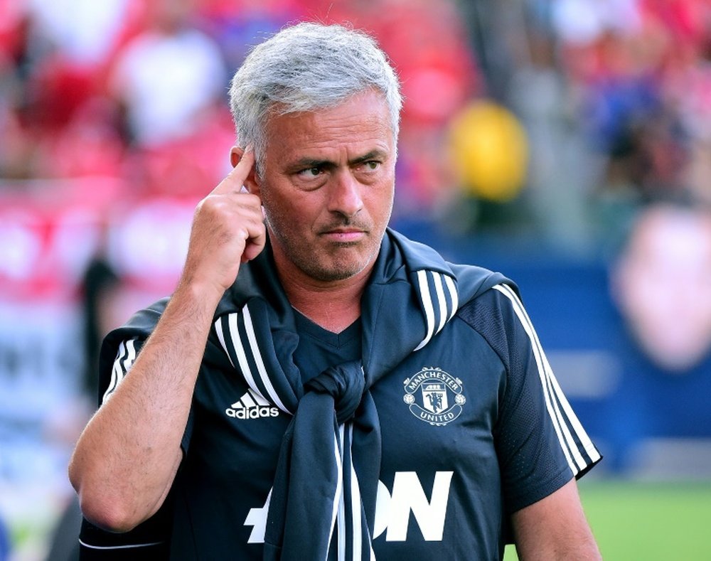 Mourinho ve muy lejana su salida del United. AFP