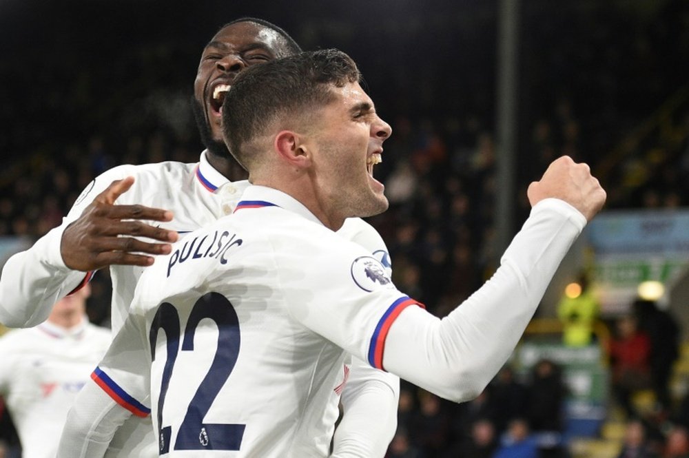 Pulisic scored a hat-trick after Lampard started him for the match against Burnley. AFP
