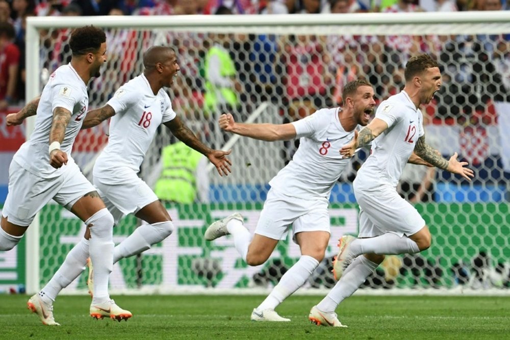 England will hope to secure a third place finish against Belgium on Saturday. AFP