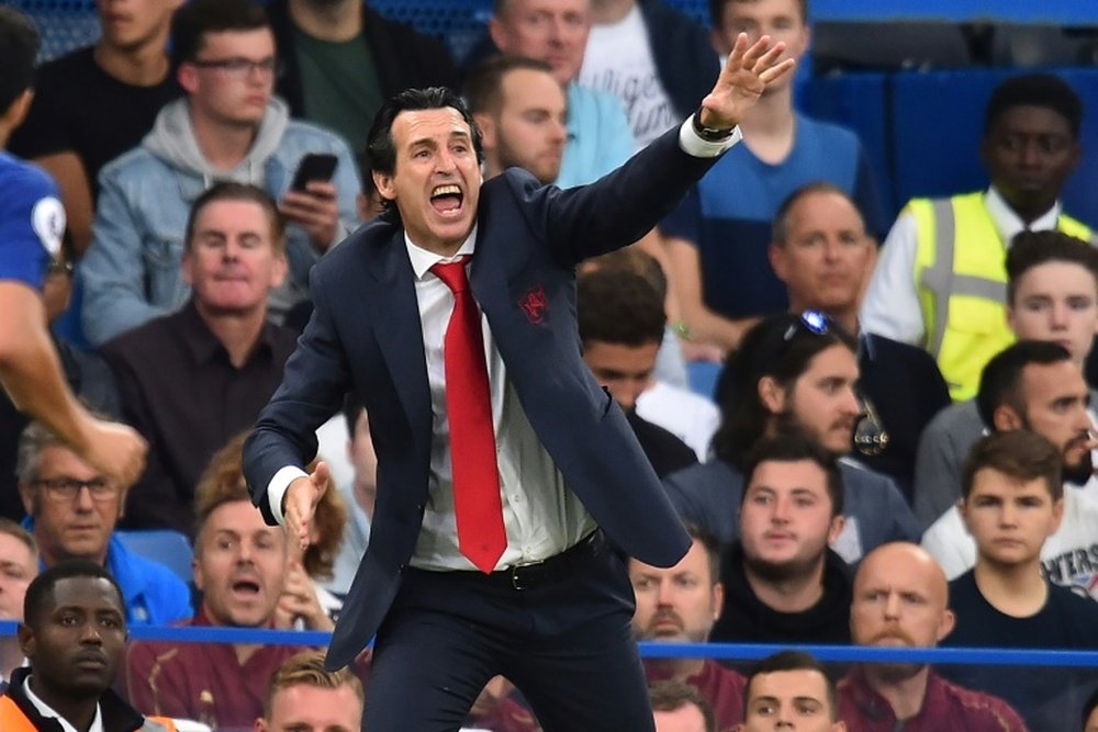 Unai Emery is making sure to make Arsenal his own team. AFP