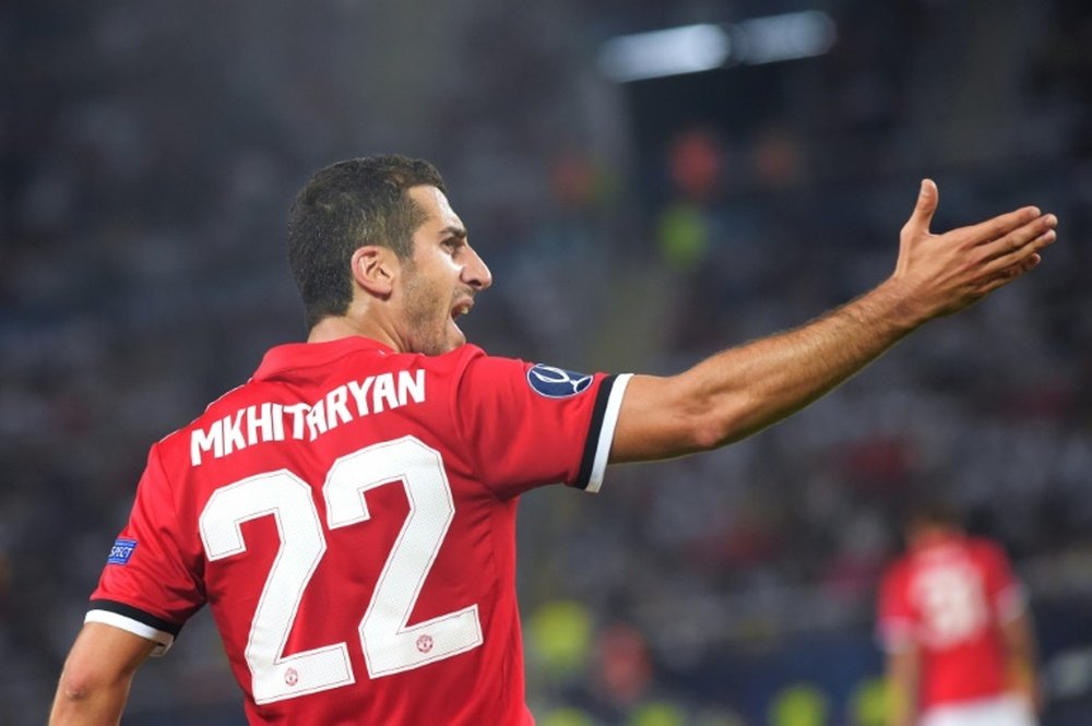 Mkhitaryan serait dans la ligne de mire d'Arsenal. AFP