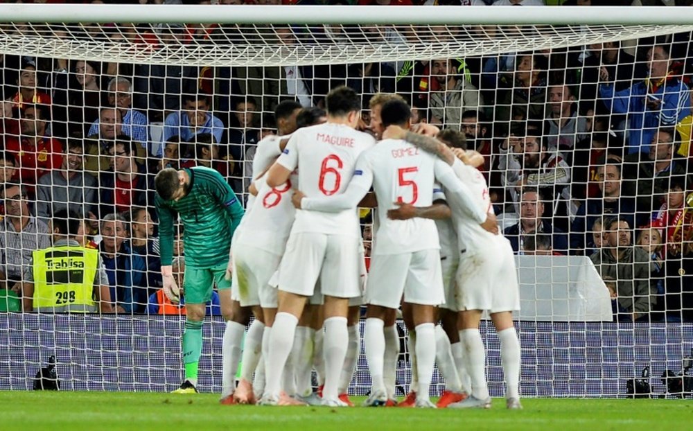Spain were defeated by England on home turf. AFP
