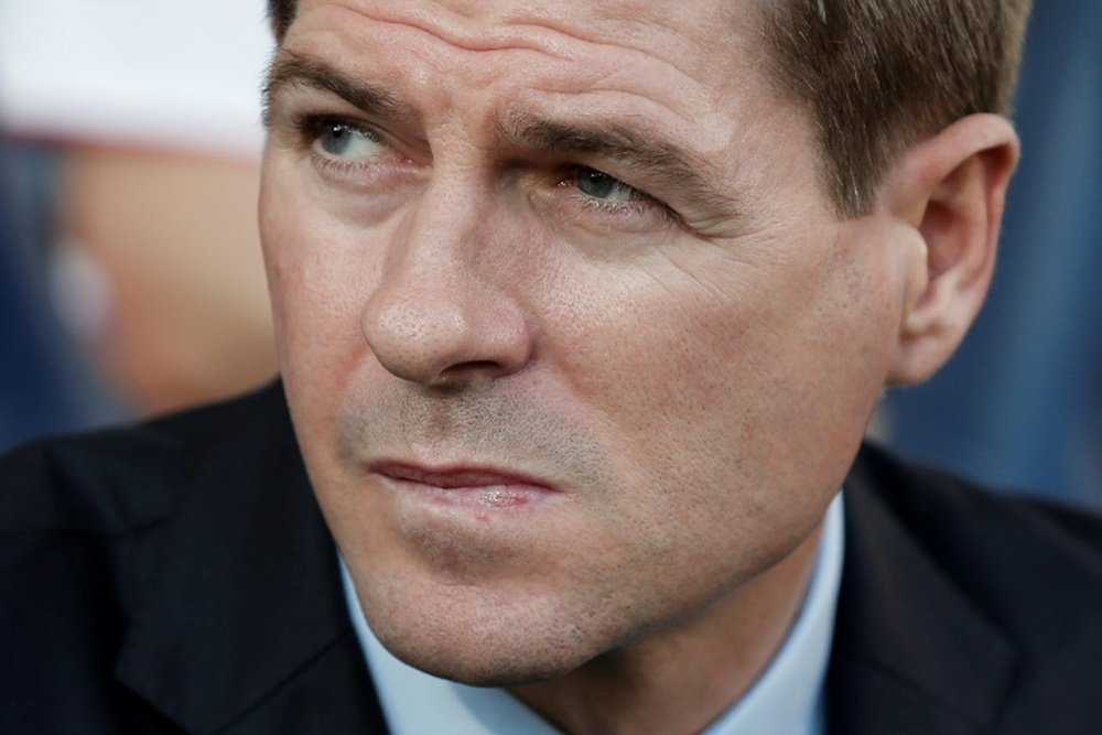 Gerrard's side were unable to find a way through against Spartak. AFP