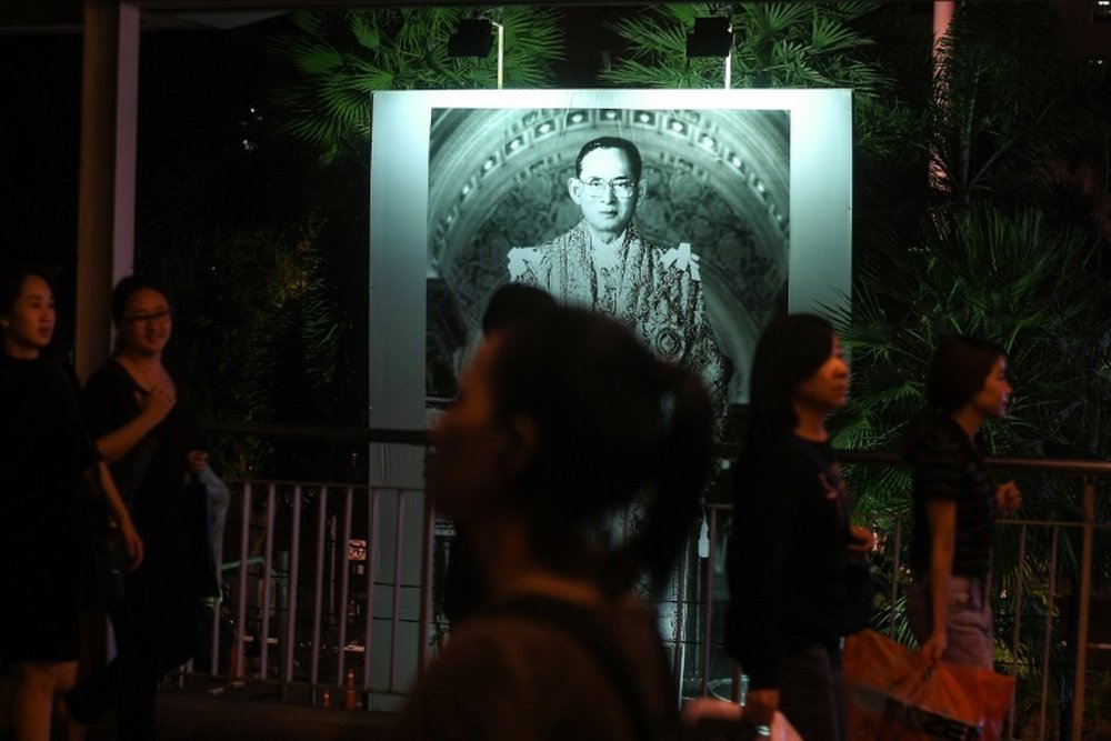 Thailands military has asked the public to tone down entertainment for at least 30 days. AFP
