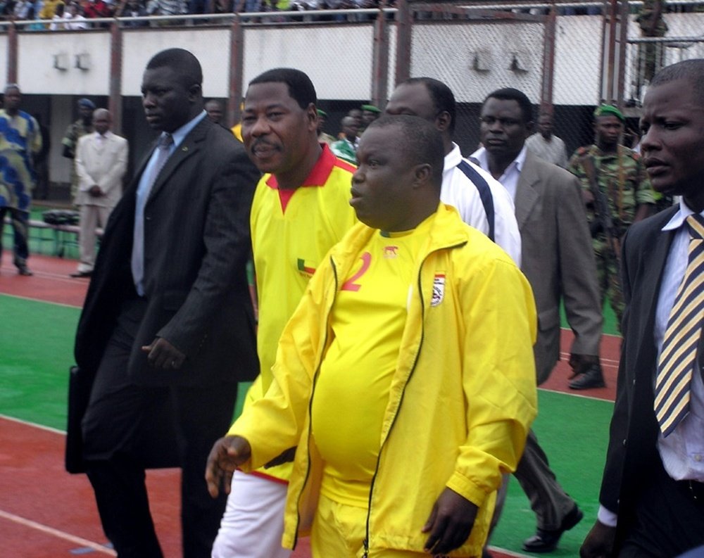 Benin president Moucharafou was arrested for his part in the scandal. AFP