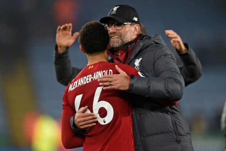 Trent Alexander-Arnold's farewell has not gone smoothly. AFP