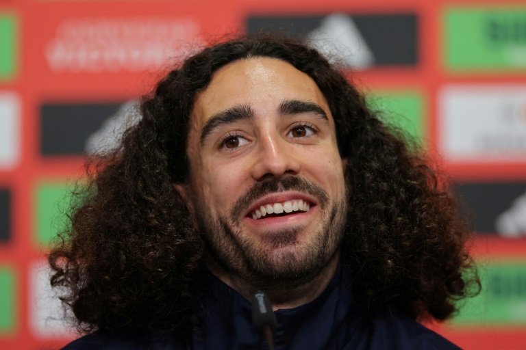 La mano de Cucurella en Alemania todavía colea. AFP