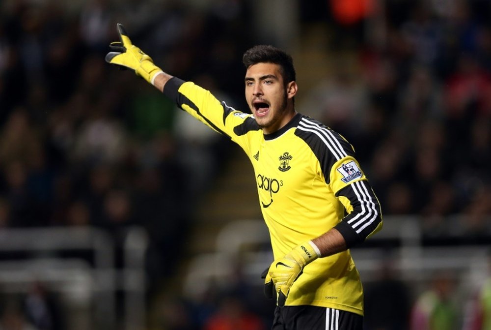 Paulo Gazzaniga is said to be close to a move to Spurs. AFP