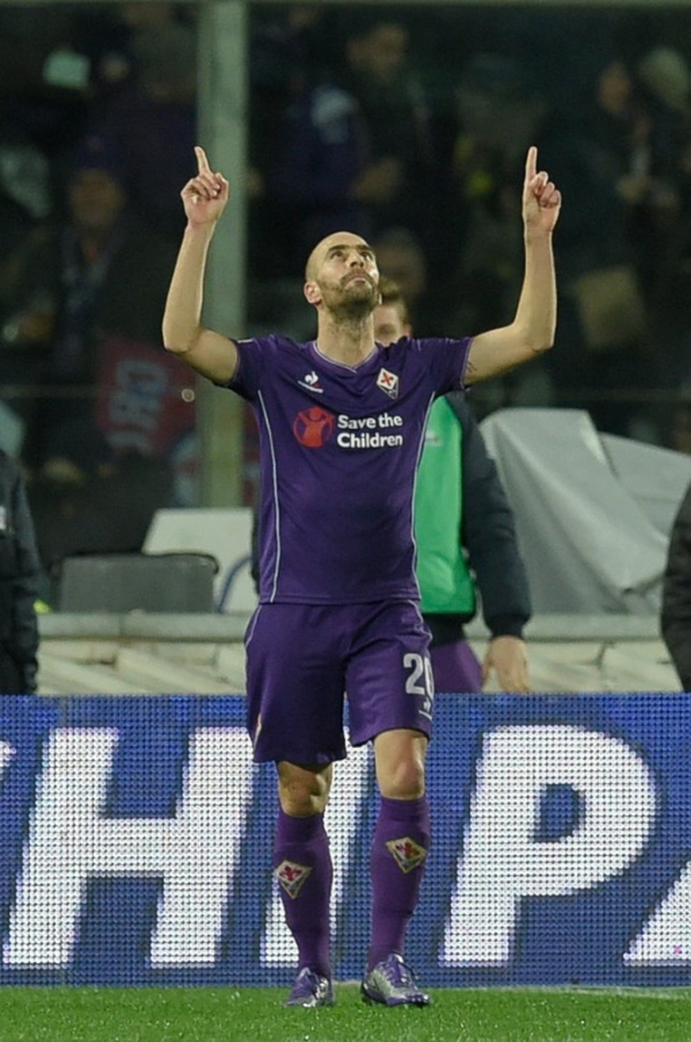 Borja Valero podría cambiar la Fiorentina por la Roma la próxima temporada. Archivo/AFP