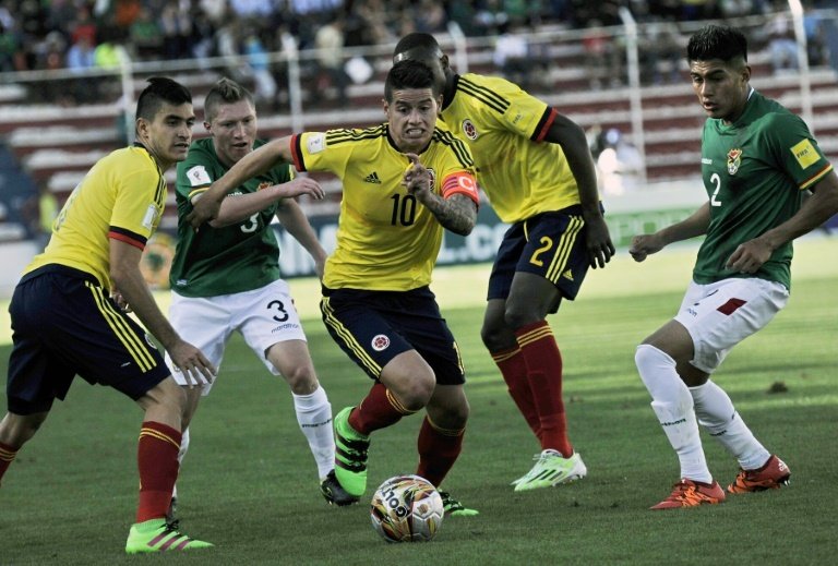 Colombia sink Bolivia with injury time strike in World Cup qualifier