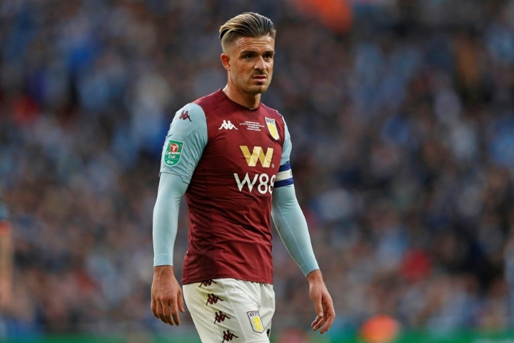 Grealish could be United's first signing. AFP