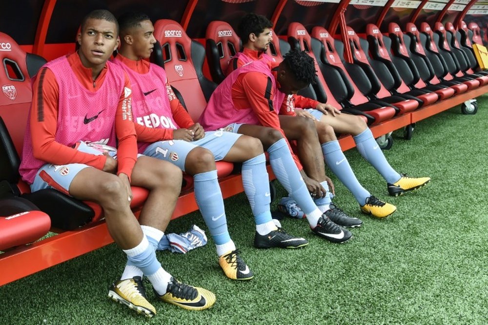 Mbappe was left on the bench at Dijon on Sunday. AFP