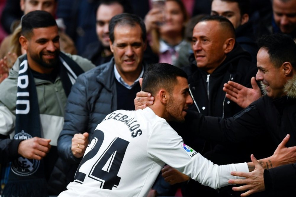 Ceballos trae suerte al Real Madrid. AFP