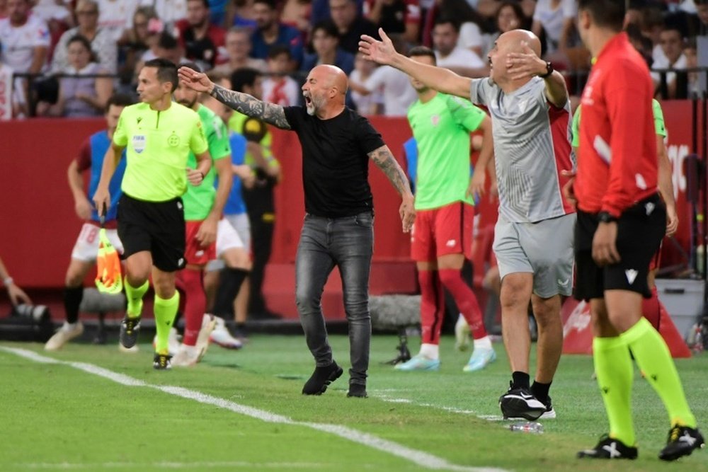 Sevilla remain 17th but under Sampaoli. AFP