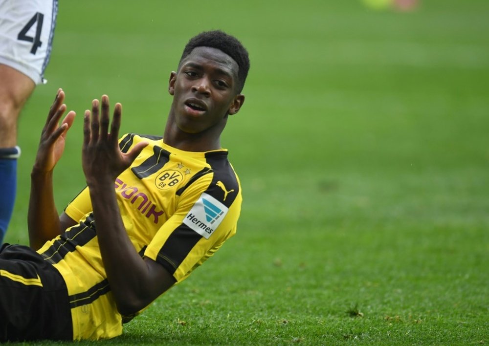 Dortmund have rejected an offer from Barca for Ousmane Dembele. AFP