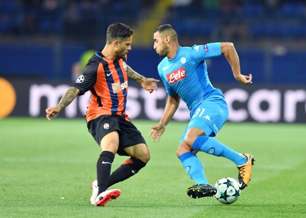 Sarri has praised Napoli's resilience ahead of their game against Feyenoord. AFP