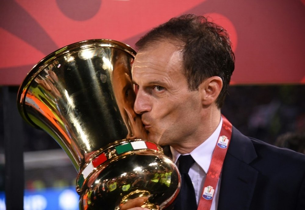 Massimiliano Allegri, Coach Juventus. AFP