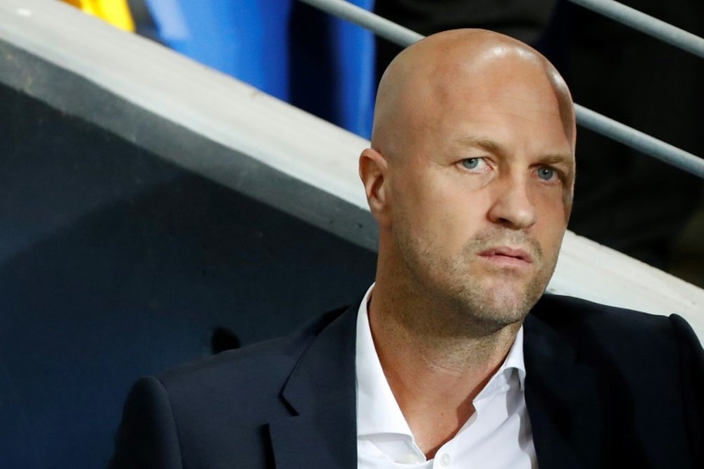 Jordi Cruyff will set down at the end of the season. AFP