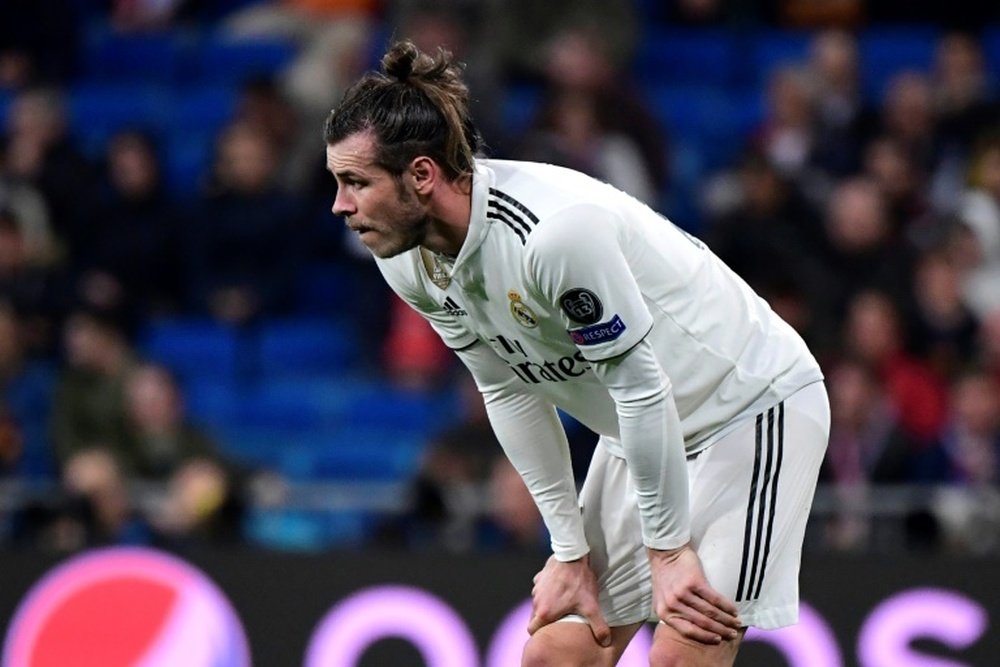 Bale has struggled at Real Madrid this season. AFP