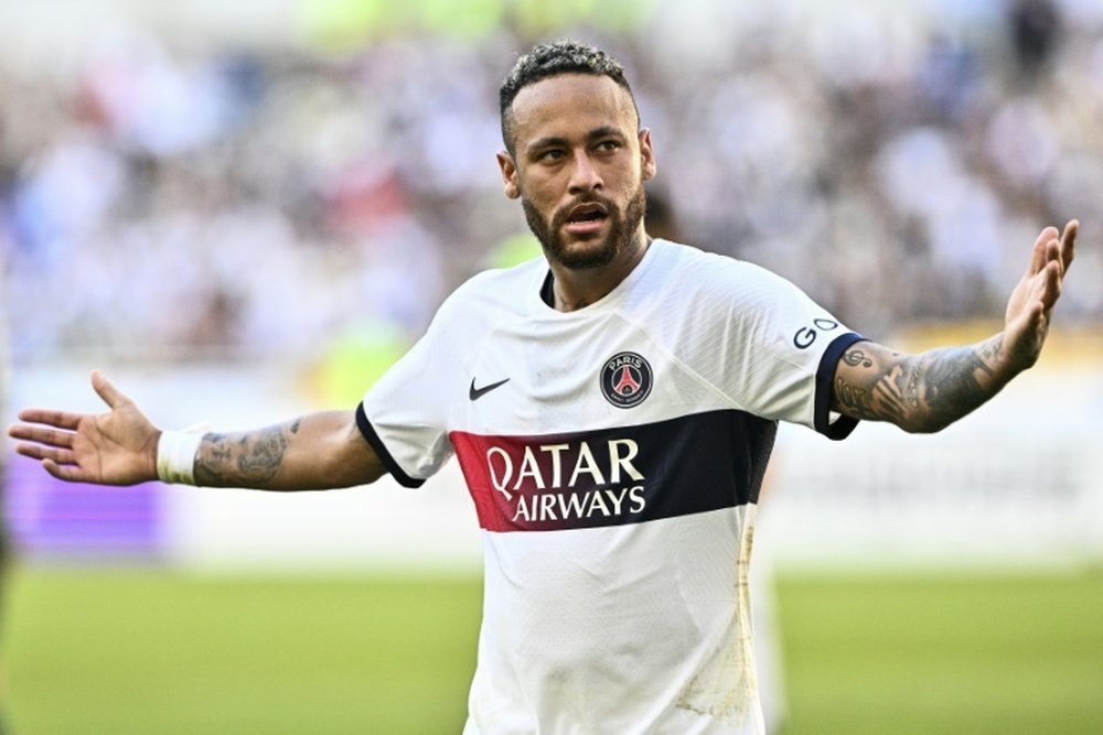 As exigências de Neymar para ir para a Arábia Saudita. AFP